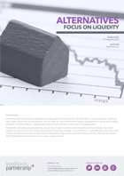 Alternatives: Focus on Liquidity