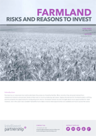 Farmland: Risks and Reasons to Invest