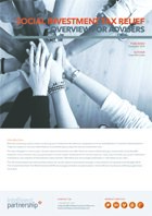 Social Investment Tax Relief: Overview for Advisers