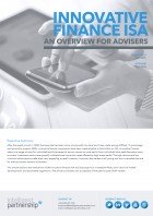 Innovative Finance ISA: An Overview for Advisers